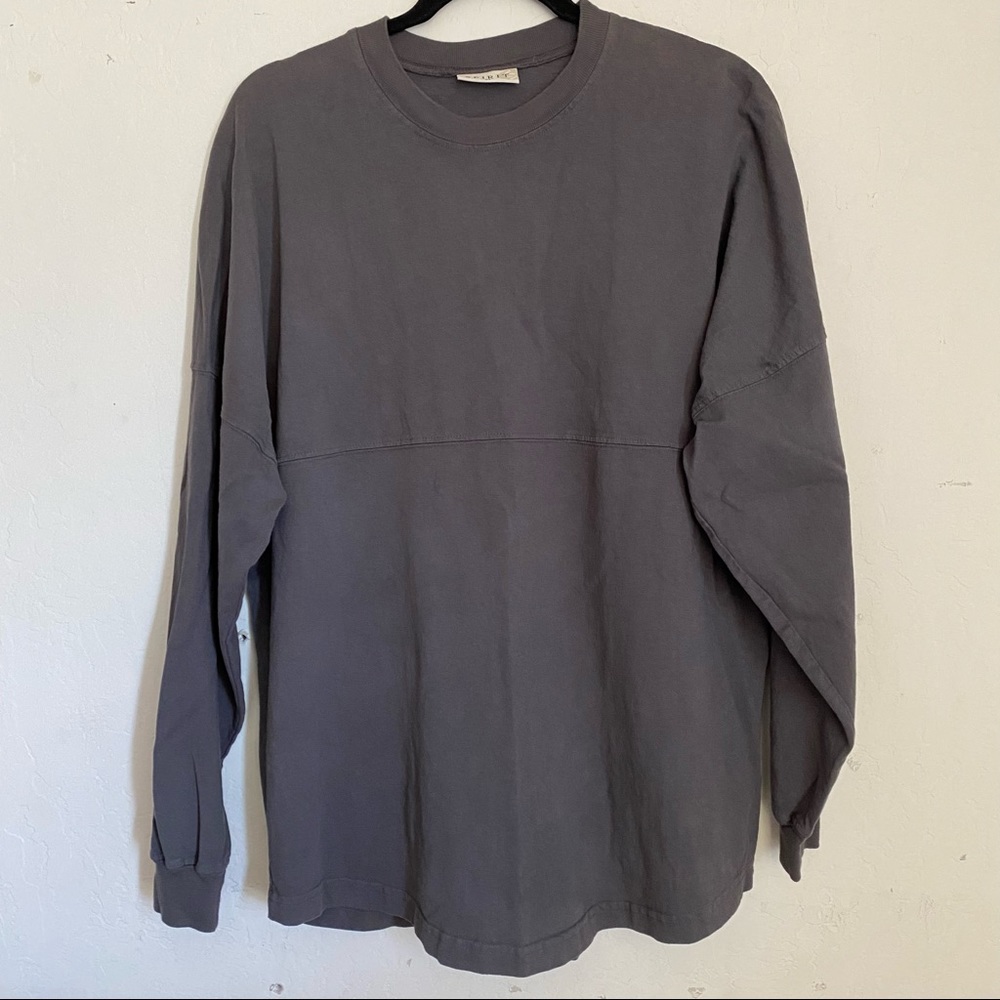 Spirit Jersey Vanderbilt gray size Medium pullover spell out on back Collegiate